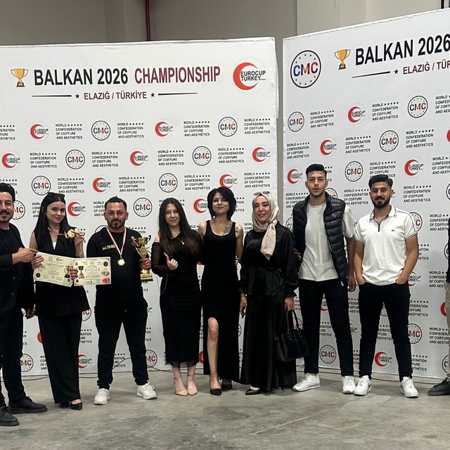 Kayserili kuaförden Balkanlar Kuaförler Turnuvası'nda büyük başarı
