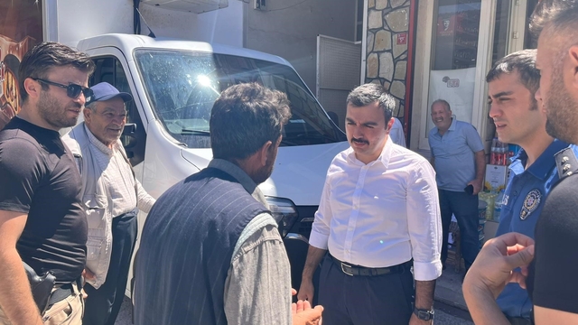 Dicle Kaymakamı Atış, esnaf ve vatandaşlarla bir araya geldi
