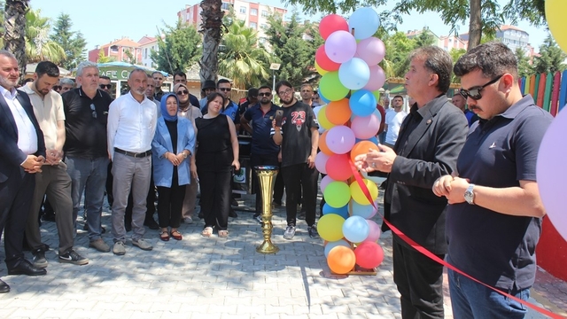 Türkeli'de yenilenen park açıldı