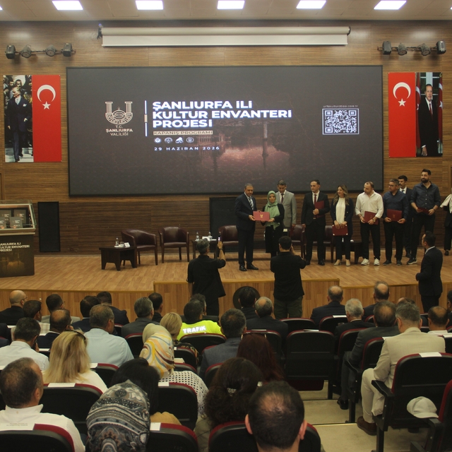Tarih kenti Şanlıurfa'da Kültür Envanteri Projesi tamamlandı