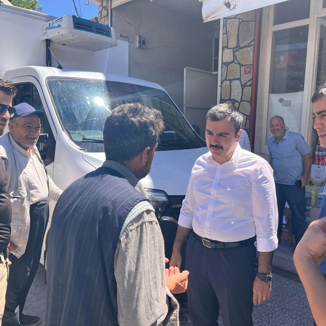 Dicle Kaymakamı Atış, esnaf ve vatandaşlarla bir araya geldi