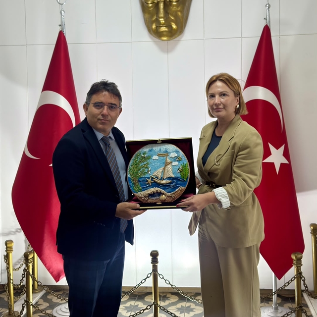 Başsavcı Yörük'ten Kaymakam Kaya'ya veda ziyareti