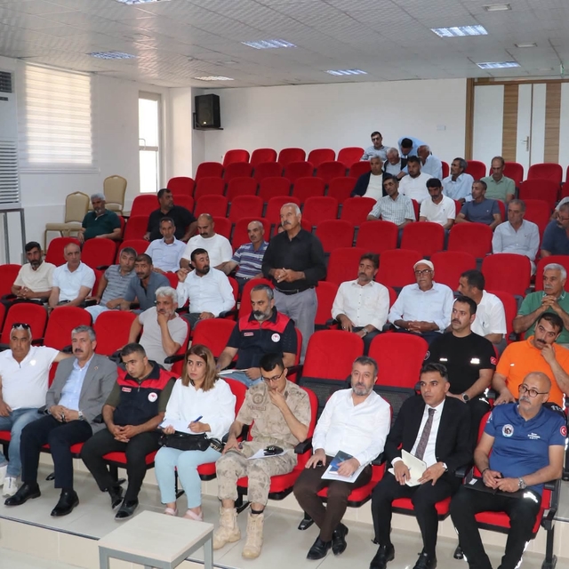 Elazığ'da arazi yangınlarına karşı toplantı gerçekleştirildi