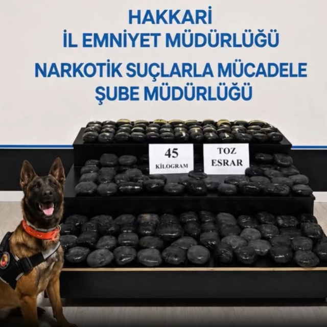 Hakkari'de aranan şahıs 45 kilo uyuşturucuyla yakalandı
