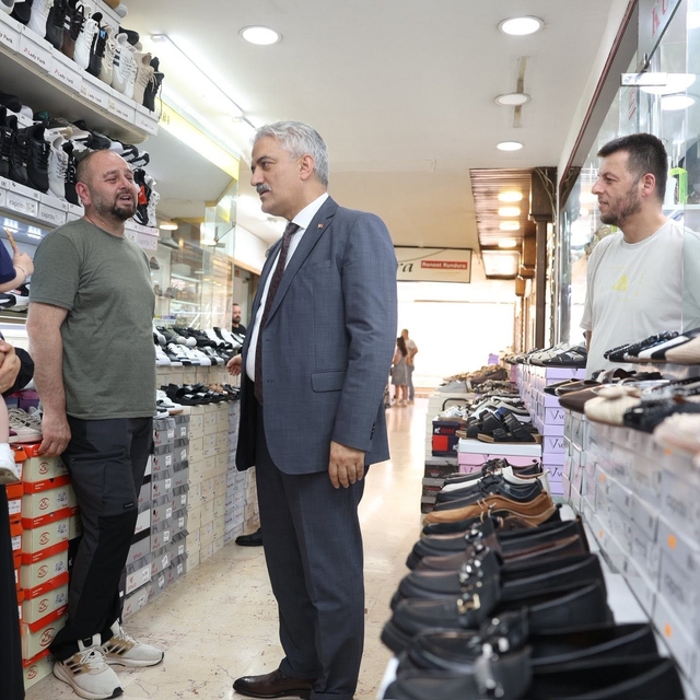 Vali Makas, esnaf ve vatandaşlarla buluştu