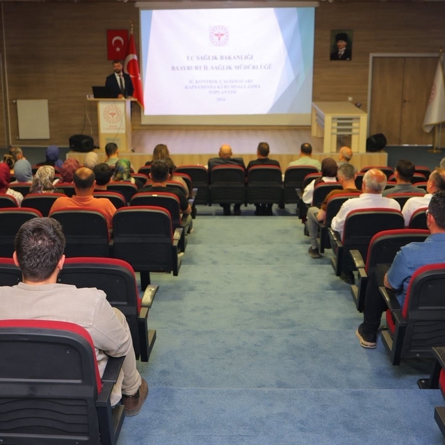 Bayburt İl Sağlık Müdürlüğünde kurumsallaşma toplantısı yapıldı