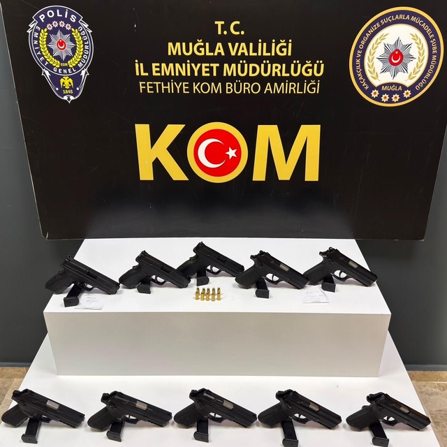 Muğla'da ruhsatsız silah operasyonunda 1 şüpheli yakalandı