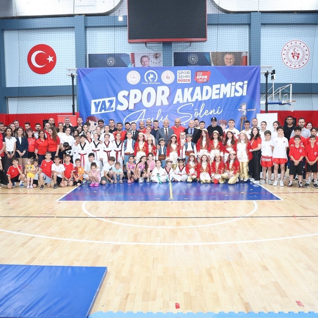 Düzce'de yaz spor okulları başladı