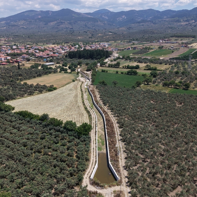 Burhaniye'de taşkın riskine karşı dev yatırım