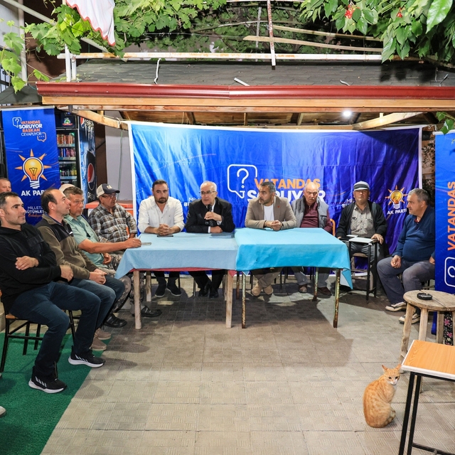 Başkan Arslan 'Vatandaş Soruyor, Başkan Cevaplıyor' buluşmalarını sürdürüyo...