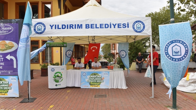 Yıldırım'da emektar kitaplar nakite dönüşüyor