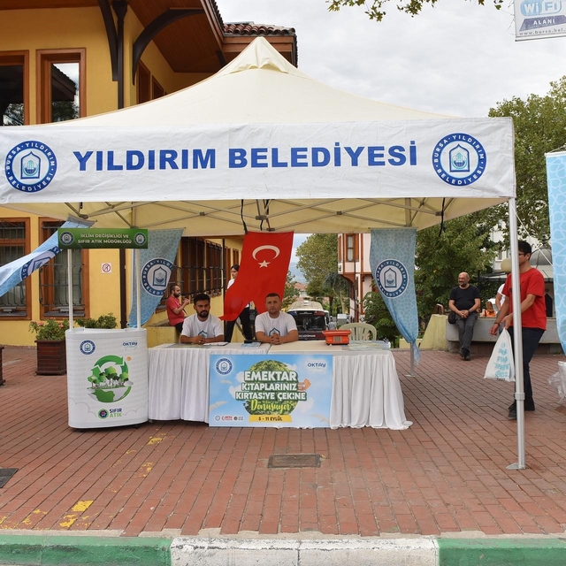 Yıldırım'da emektar kitaplar nakite dönüşüyor