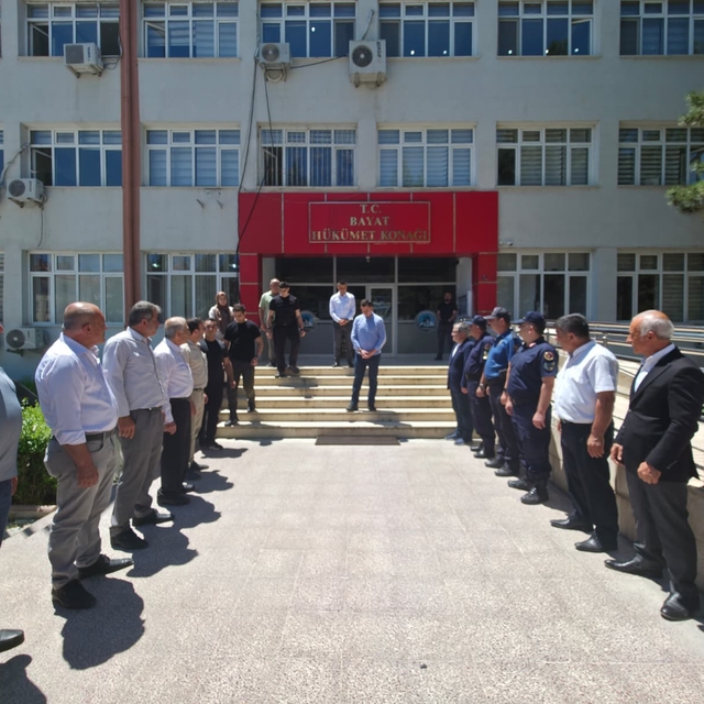 Kaymakam Yüce, Bayat ilçesine veda etti