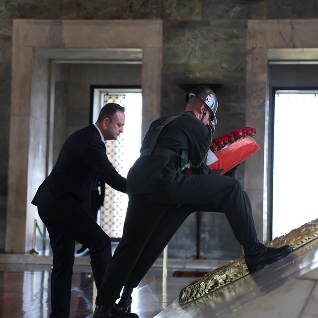 Çivril heyeti Anıtkabir'de Ata'nın huzurunda