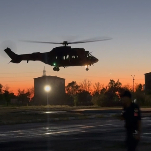 Şehit Hilal'in cenazesi helikopterle Aksaray'a getirildi