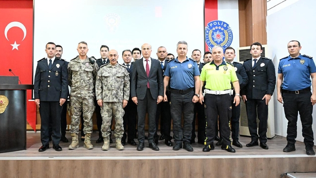 Muğla Emniyetinde rütbe terfi töreni