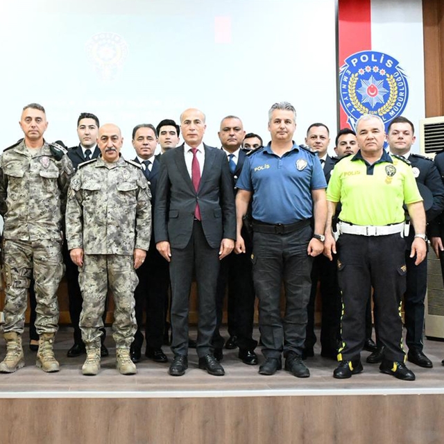 Muğla Emniyetinde rütbe terfi töreni