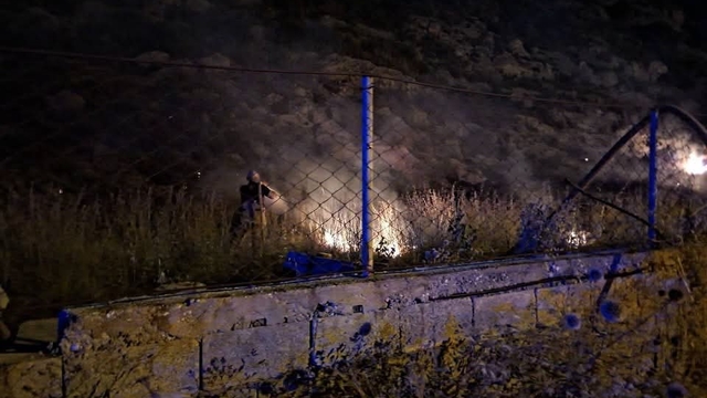 Samandağ'da makilik yangını