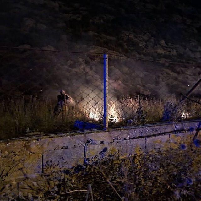 Samandağ'da makilik yangını