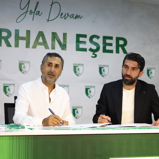 Bodrum FK, Burhan Eşer ile 2 yıllık sözleşme imzaladı