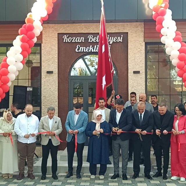 Kozan'da Emekli Evi hizmete açıldı