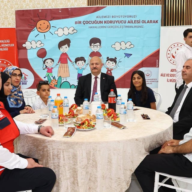 Koruyucu Aile Günü'nde aileler ve çocuklar aynı sofrada buluştu