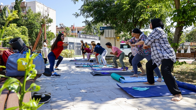 Kadın Danışma Merkezi'nde sabah sporu