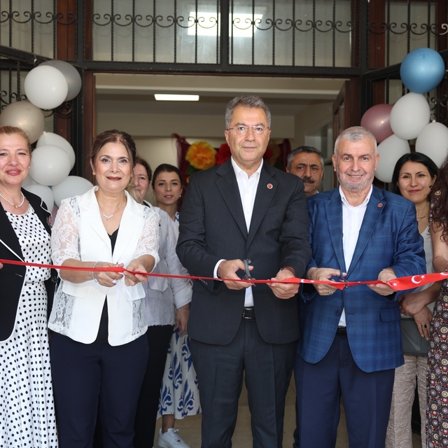 Kursiyerlerinden el emeği göz nuru sergi