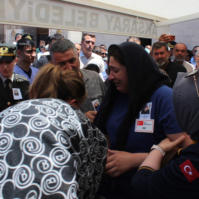 Kaza şehidi uzman çavuş, son yolculuğuna uğurlandı