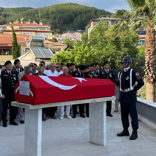 Muğla'da vefat eden gazi törenle son yolculuğuna uğurlandı