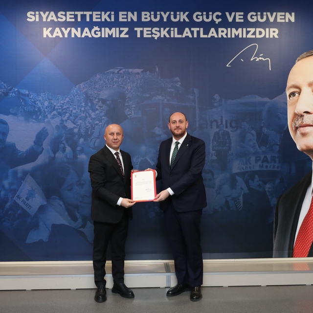 AK Parti Terme İlçe Başkanlığı'nda bayrak değişimi: Başkan Mümin Osman Erta...
