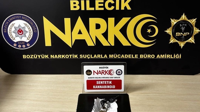 Bilecik'te uyuşturucu operasyonu: 1 gözaltı