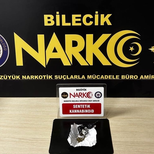 Bilecik'te uyuşturucu operasyonu: 1 gözaltı