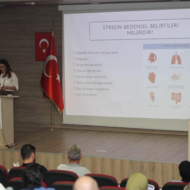 Bayburt İl Sağlık Müdürlüğünden personele stres yönetimi eğitimi