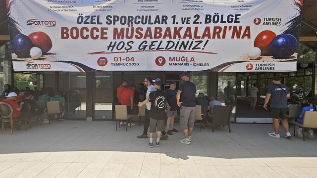 Özel sporcular Bocce Türkiye şampiyonası Muğla'da başladı
