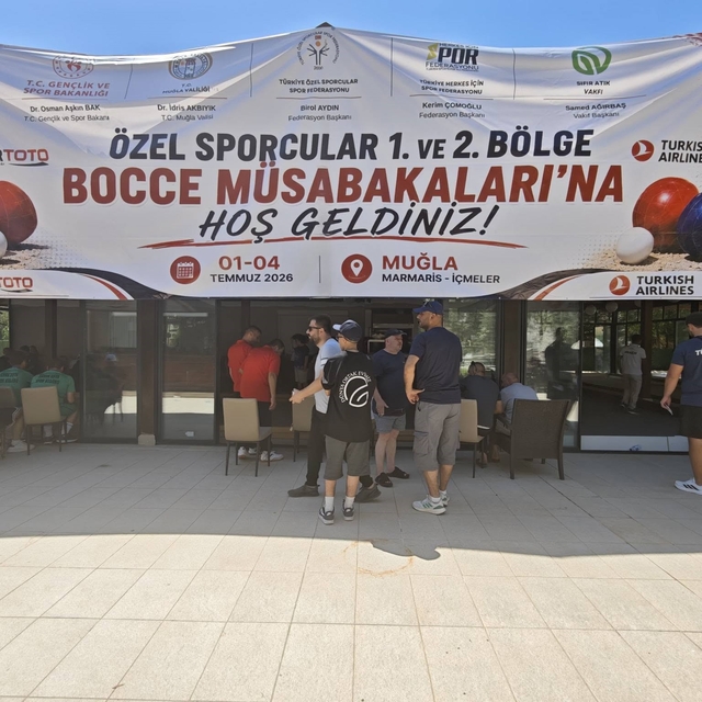 Özel sporcular Bocce Türkiye şampiyonası Muğla'da başladı