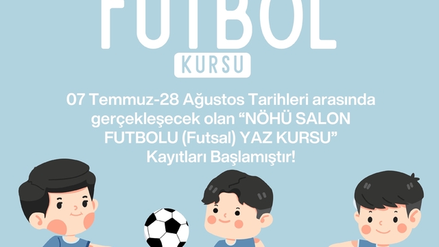 NÖHÜ'de çocuklara yönelik futsal yaz kursu başlıyor