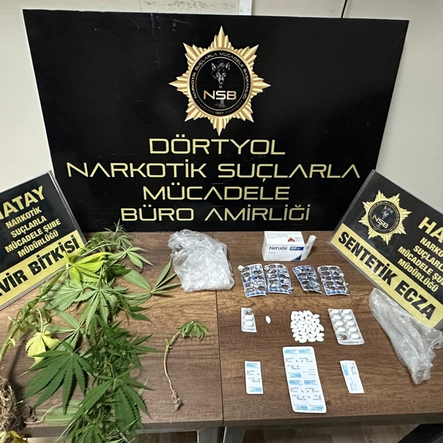 Dörtyol'da uyuşturucu operasyonu: 2  gözaltına