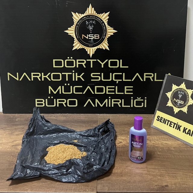 Dörtyol'da uyuşturucu operasyonu: 1 gözaltı