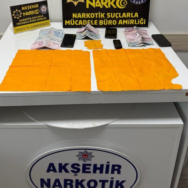 Akşehir'de uyuşturucu operasyonu: 4 tutuklama