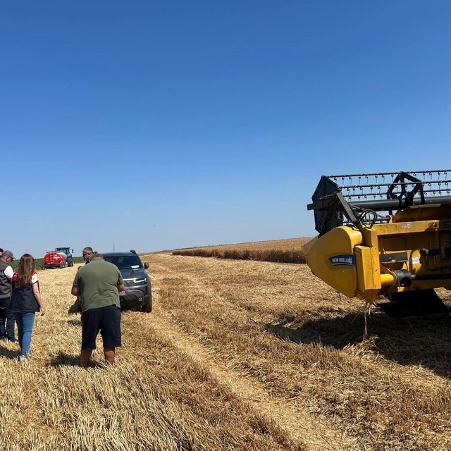 Kırklareli'nde hasat sezonunda biçerdöver denetimleri sürüyor