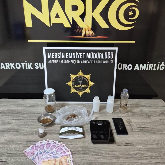 Anamur'da uyuşturucu operasyonu: 1 şüpheli tutuklandı