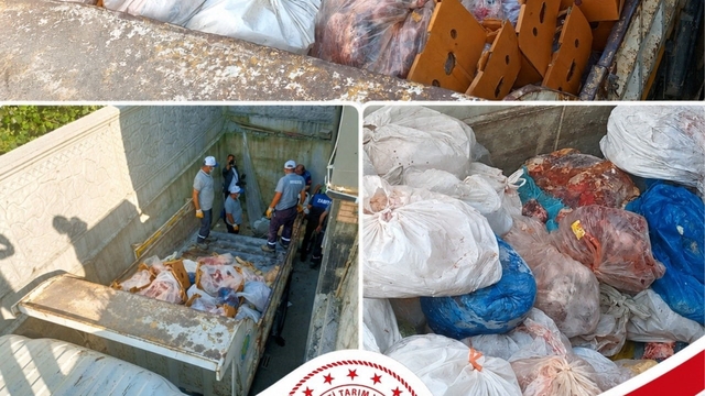 Sakarya'da bir işletmede 5 buçuk ton etiketsiz et ele geçirildi