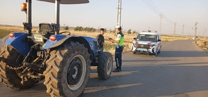 Kilis'te traktör ve tarım araçlarına trafik denetimi
