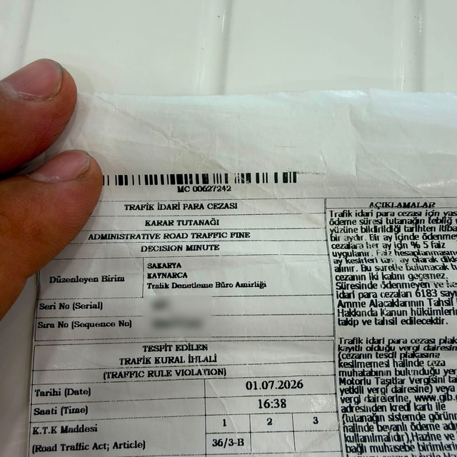 Motosikletle döner almaya giden ehliyetsiz sürücü, 200 bin liralık cezayla...
