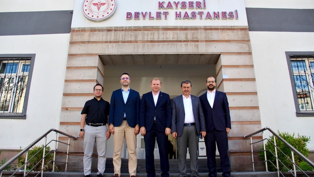 Yeşilhisar heyetinden Başhekim Çöl'e ziyaret