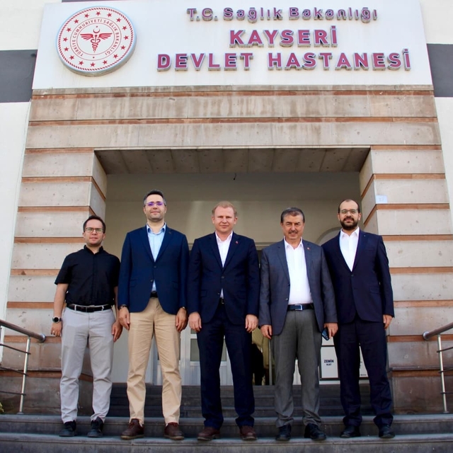 Yeşilhisar heyetinden Başhekim Çöl'e ziyaret