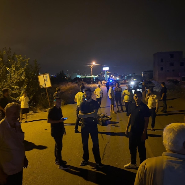 Osmaniye'de otomobil ile motosikletin çarpıştığı kaza kamerada