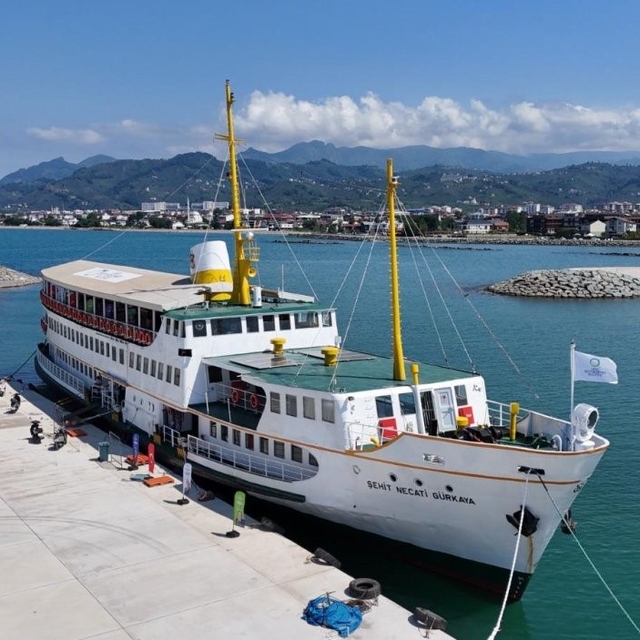 Ordu'da Şehit Necati Gürkaya Gemisi ilk seferini yaptı