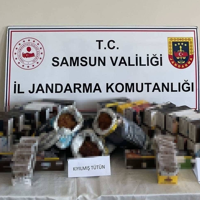 Jandarmadan kaçak tütün operasyonu